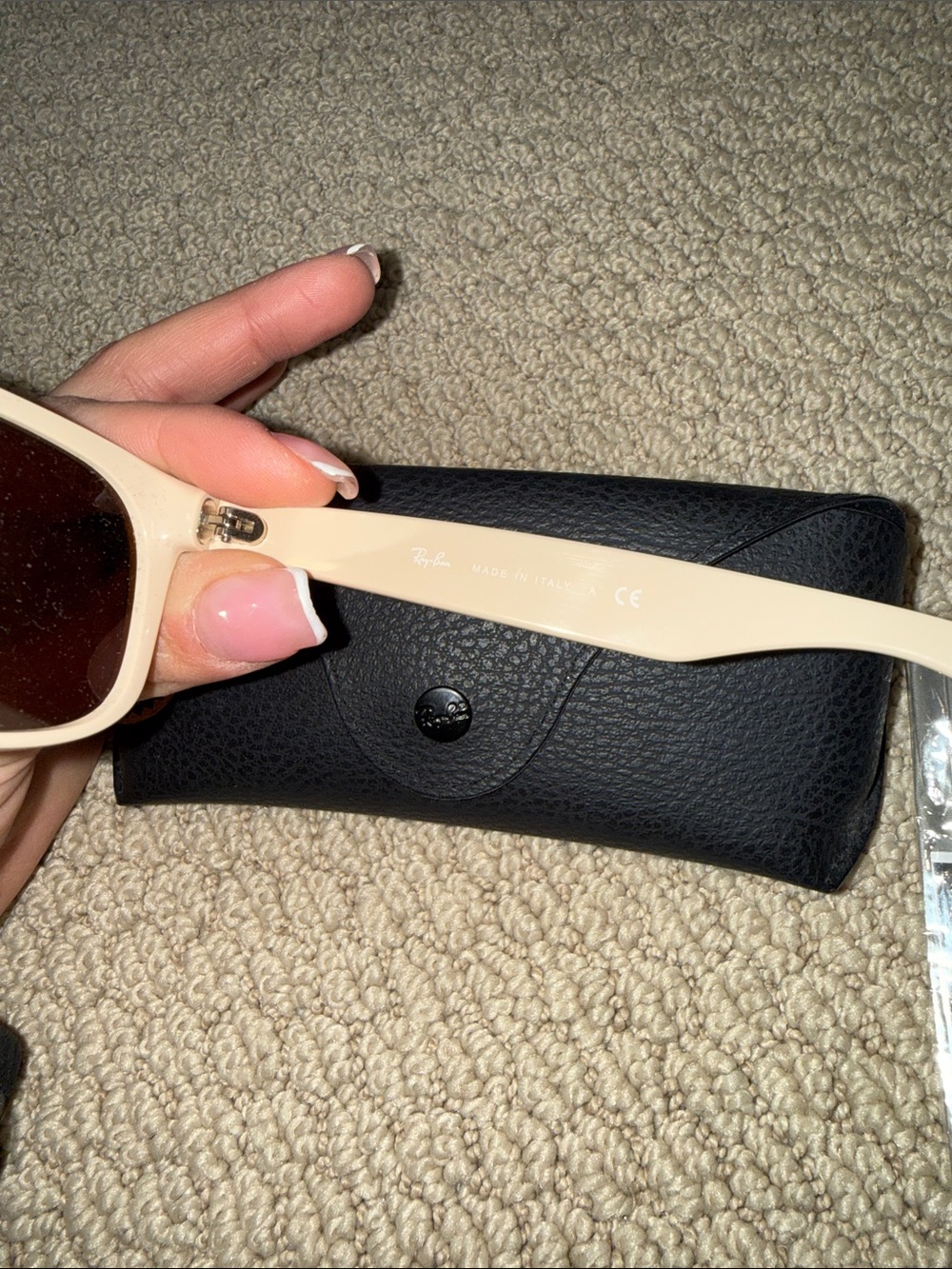 Ray-Ban Women’s Tortoiseshell Sunglasses with Brown Lenses - Picture 2 of 4